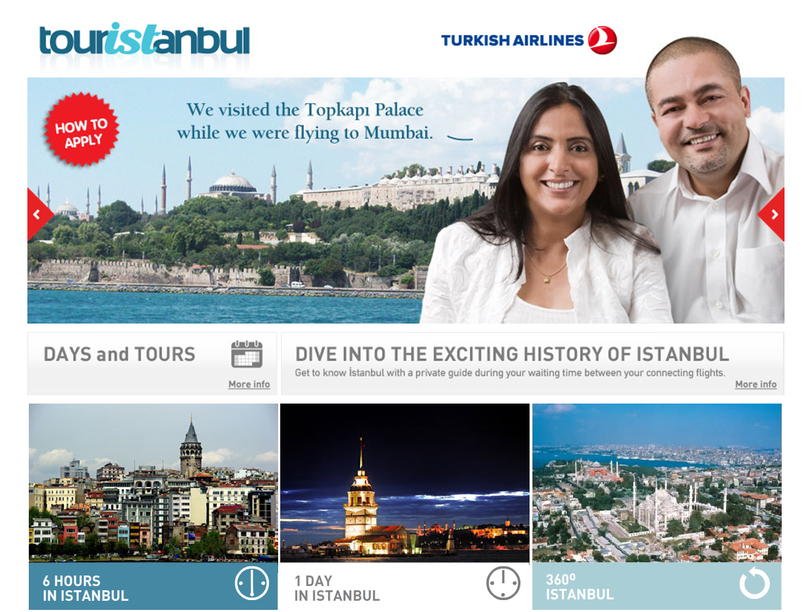 Les voyageurs en transit avec Turkish Airlines à Istanbul ont accès à un tour complètement gratuite. Il suffit de faire la demande sur place entre 9h et 18h et d’avoir plus de 6...